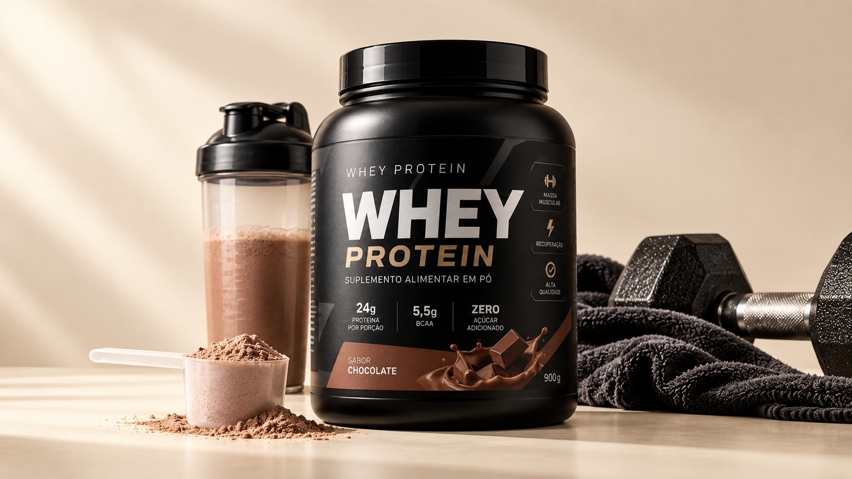 Pote de whey protein